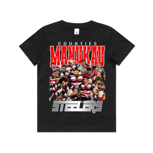 Counties Manukau STEELERS 2021 YOUTH TEE Thumbnail