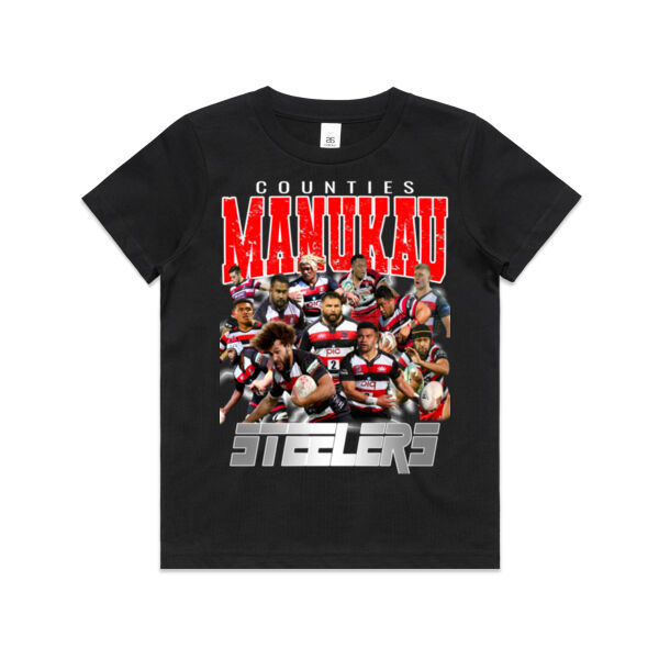 Counties Manukau STEELERS 2021 KIDS TEE Thumbnail