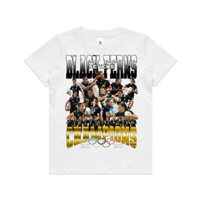 Black Ferns Sevens Olympic champions YOUTH TEE  Thumbnail