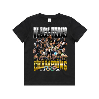 Black Ferns Sevens Olympic champions KIDS TEE Thumbnail