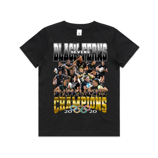 Black Ferns Sevens Olympic champions KIDS TEE Thumbnail